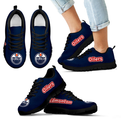 Magnificent Edmonton Oilers Amazing Logo Sneakers