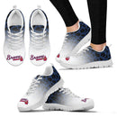 Leopard Pattern Awesome Atlanta Braves Sneakers