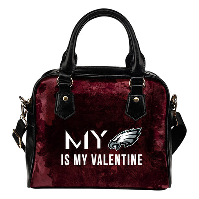 My Perfectly Valentine Fashion Philadelphia Eagles Shoulder Handbags