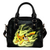 Pikachu Angry Moment Pittsburgh Steelers Shoulder Handbags