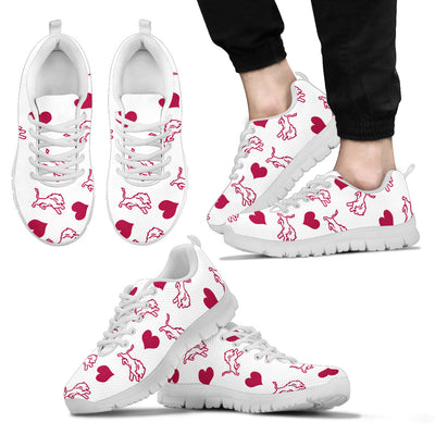 Sweeten Dreamy Love Pattern With Logo Detroit Lions Sneakers