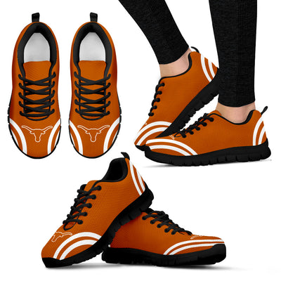 Lovely Curves Stunning Logo Icon Texas Longhorns Sneakers