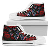 Lovely Rose Thorn Incredible Houston Texans High Top Shoes