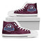 Cute Jurassic Park Colorado Avalanche High Top Shoes