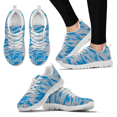 Brush Strong Cracking Comfortable Detroit Lions Sneakers