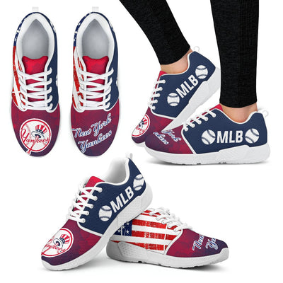 Simple Fashion New York Yankees Shoes Athletic Sneakers