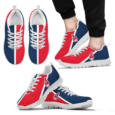 Dynamic Aparted Colours Beautiful Logo Cleveland Indians Sneakers