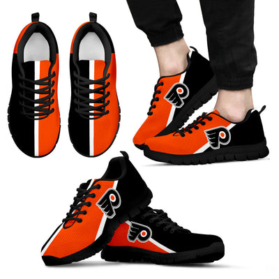 Dynamic Aparted Colours Beautiful Logo Philadelphia Flyers Sneakers