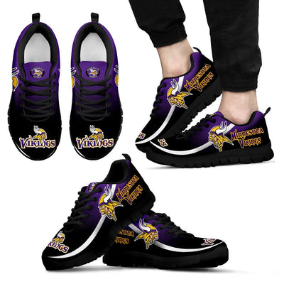 Mystery Straight Line Up Minnesota Vikings Sneakers