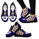 Great Football Love Frame Baltimore Ravens Sneakers