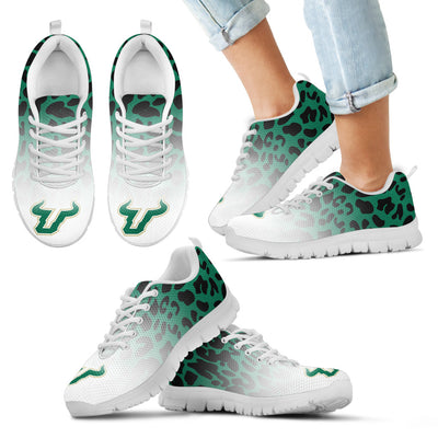 Leopard Pattern Awesome South Florida Bulls Sneakers