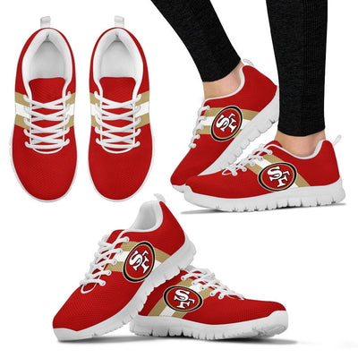 Three Colors Vertical San Francisco 49ers Sneakers