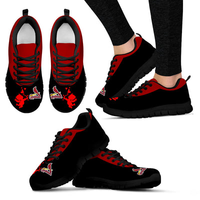 Cute Cupid Angel Background St. Louis Cardinals Sneakers