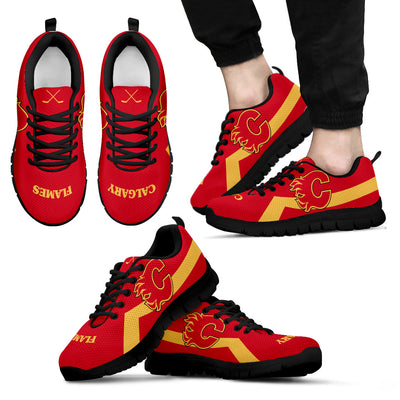 Calgary Flames Line Logo Sneakers