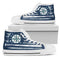 American Flag Vintage Baseball Seattle Mariners High Top Shoes