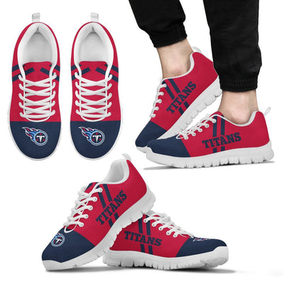 Line Stripe Logo Bottom Tennessee Titans Sneakers