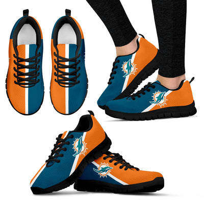 Dynamic Aparted Colours Beautiful Logo Miami Dolphins Sneakers