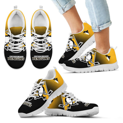 Colorful Unofficial Pittsburgh Penguins Sneakers