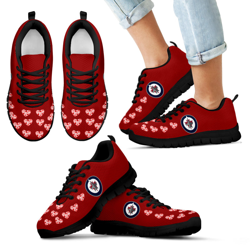 Love Extreme Emotion Pretty Logo Winnipeg Jets Sneakers