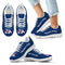 Wave Red Floating Pattern Fresno State Bulldogs Sneakers