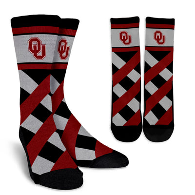 Sports Highly Dynamic Beautiful Oklahoma Sooners Crew Socks
