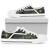 Simple Camo New Orleans Saints Low Top Shoes