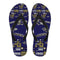 Colorful Pride Flag Baltimore Ravens Flip Flops