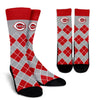 Gorgeous Cincinnati Reds Argyle Socks