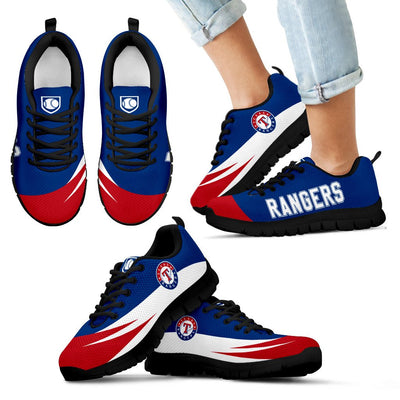 Awesome Gift Logo Texas Rangers Sneakers