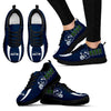 Vintage Four Flags With Streaks Seattle Seahawks Sneakers