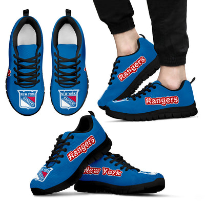 Magnificent New York Rangers Amazing Logo Sneakers