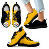 Two Colors Trending Lovely Pittsburgh Steelers Sneakers