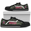 Simple Camo Los Angeles Angels Low Top Shoes