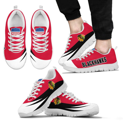 Awesome Gift Logo Chicago Blackhawks Sneakers