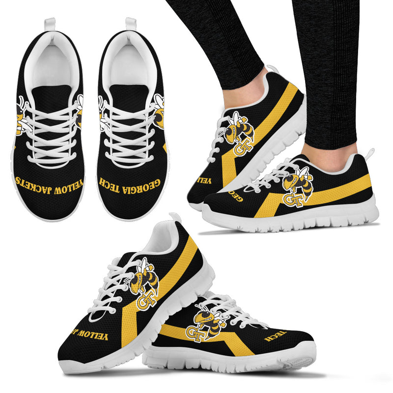 Georgia Tech Yellow Jackets Line Logo Sneakers