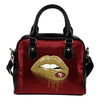 Beautiful Lips Elegant Logo San Francisco 49ers Shoulder Handbags
