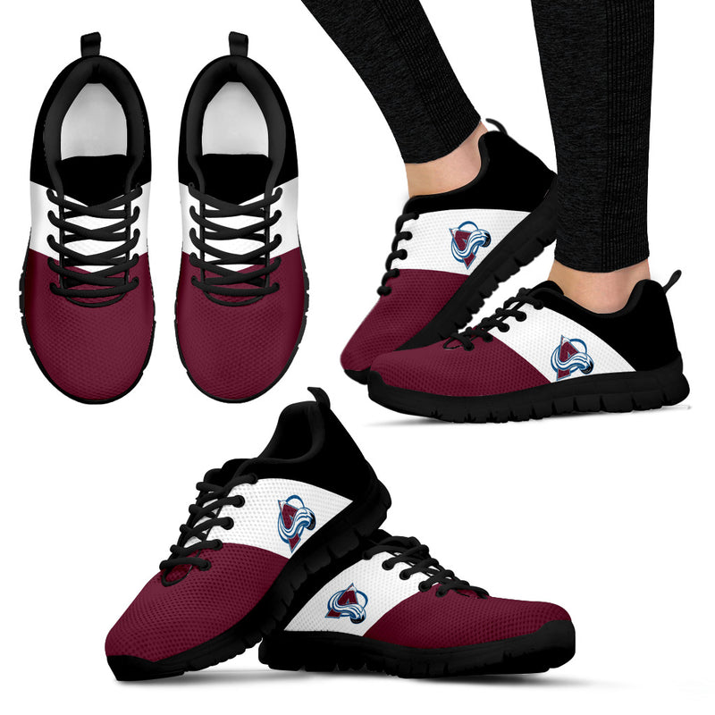 Separate Colours Section Superior Colorado Avalanche Sneakers
