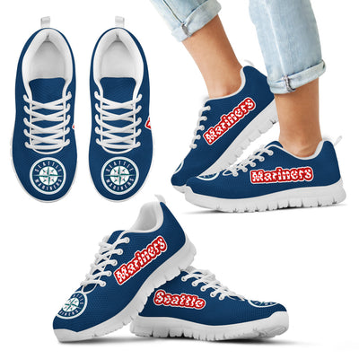 Magnificent Seattle Mariners Amazing Logo Sneakers
