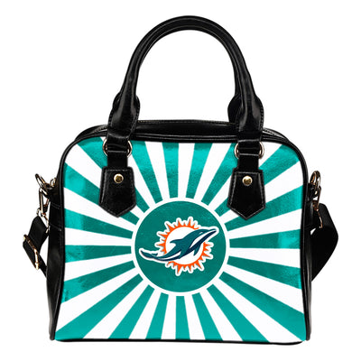 Central Awesome Paramount Luxury Miami Dolphins Shoulder Handbags