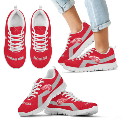 Detroit Red Wings Line Logo Sneakers