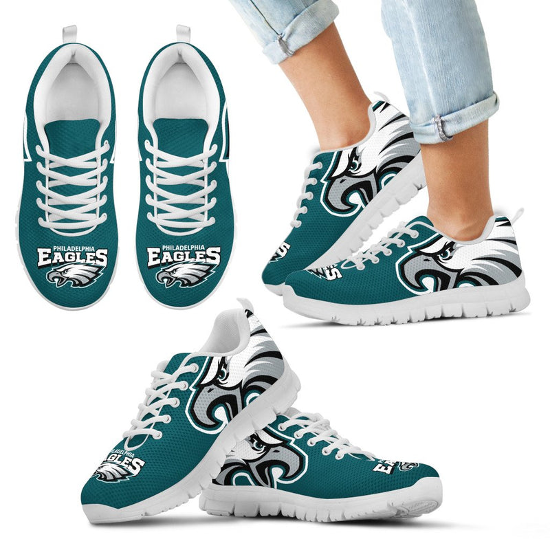 Gorgeous Logo Philadelphia Eagles Sneakers