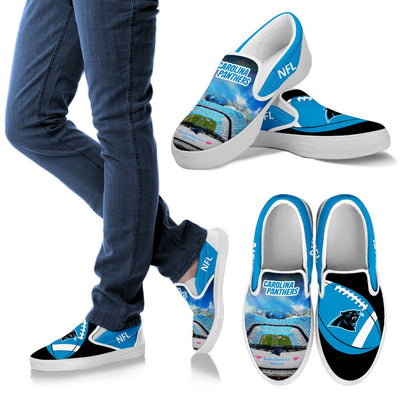 Proud Of Stadium Carolina Panthers Slip-on Shoes