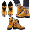 Golden Peace Hand Crafted Logo Ball State Cardinals Leather Boots