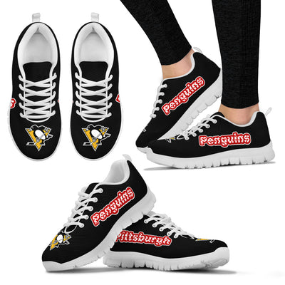 Magnificent Pittsburgh Penguins Amazing Logo Sneakers