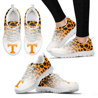 Leopard Pattern Awesome Tennessee Volunteers Sneakers