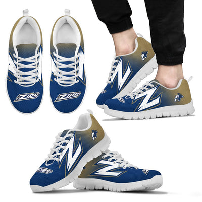 Colorful Unofficial Akron Zips Sneakers