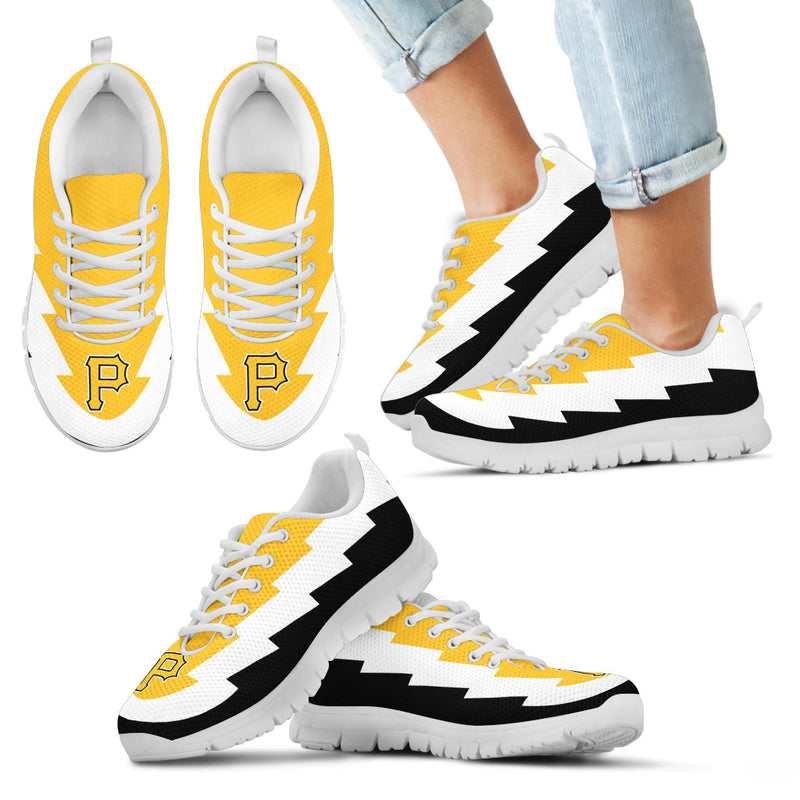 Lovely Style Pittsburgh Pirates Sneakers Jagged Saws Creative Draw