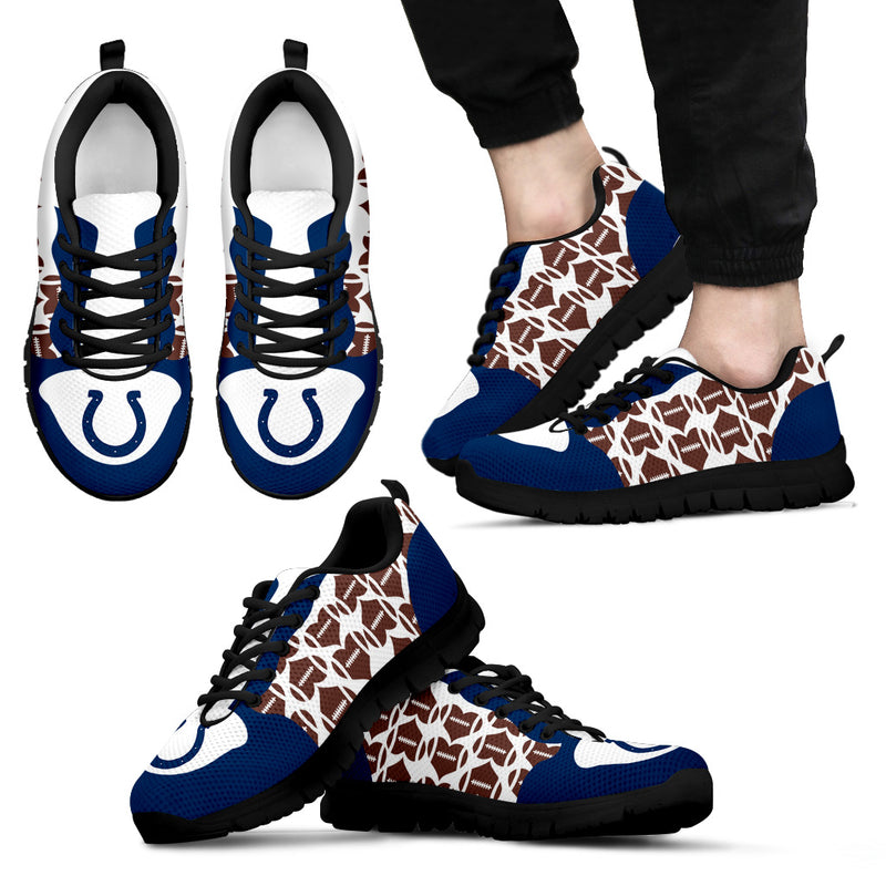 Great Football Love Frame Indianapolis Colts Sneakers