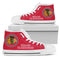 Circle Logo Chicago Blackhawks High Top Shoes