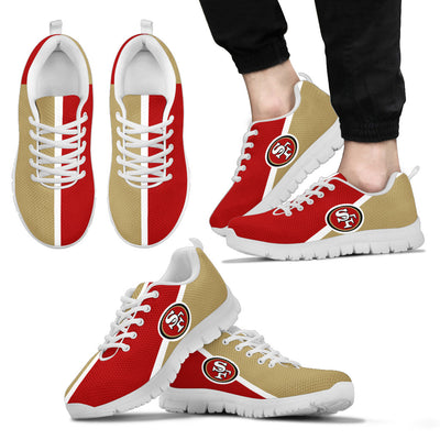 Dynamic Aparted Colours Beautiful Logo San Francisco 49ers Sneakers